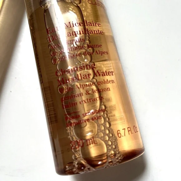 Lot 2x New Sealed CLARINS Cleansing Micellar Water 200ml 6.7fl oz Lemon Balm
